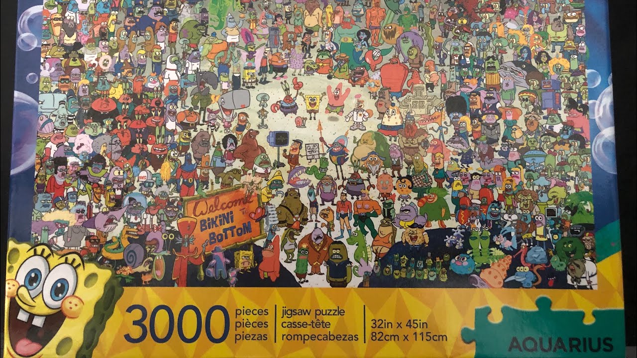 3000 Pieces SpongeBob Puzzle Challenge