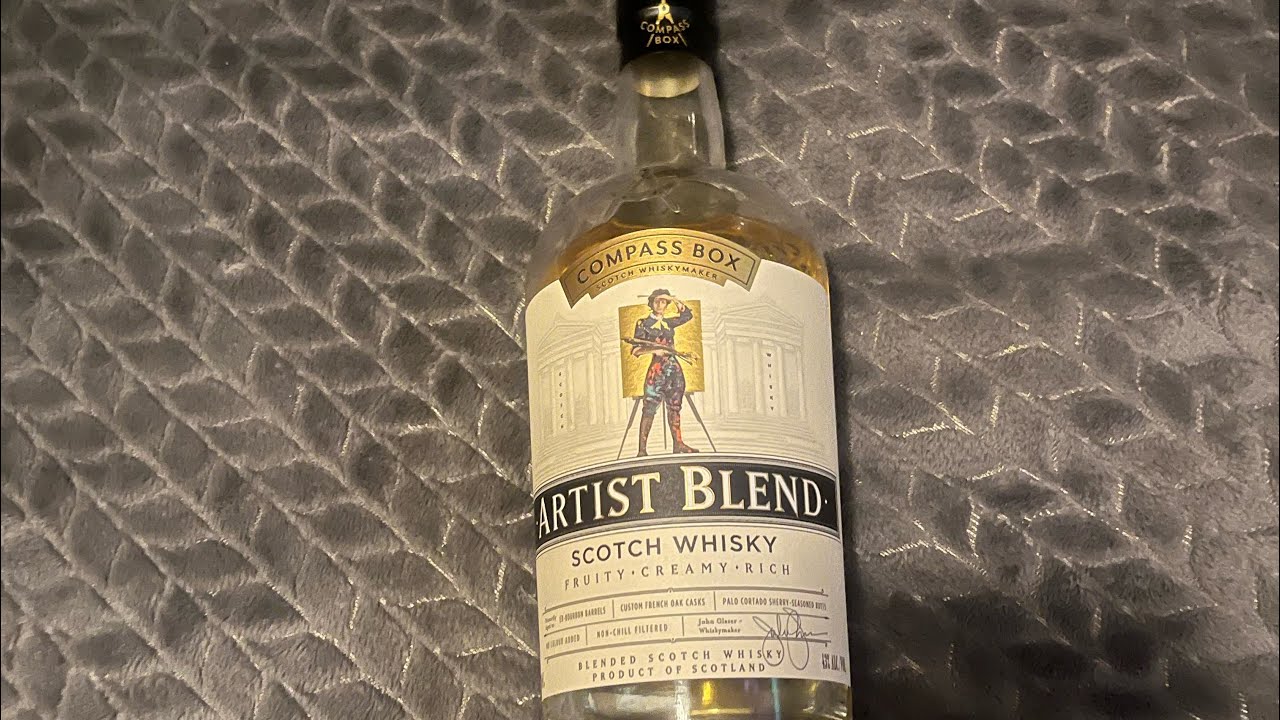 Mad Micks not cheap whiskey review #40. Compass Box Artist Blend.