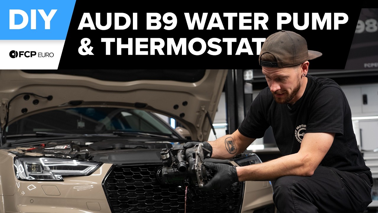Audi A4 Water Pump & Thermostat Replacement DIY (2017-2024 Audi B9 A4, A5, Sportback, Allroad)