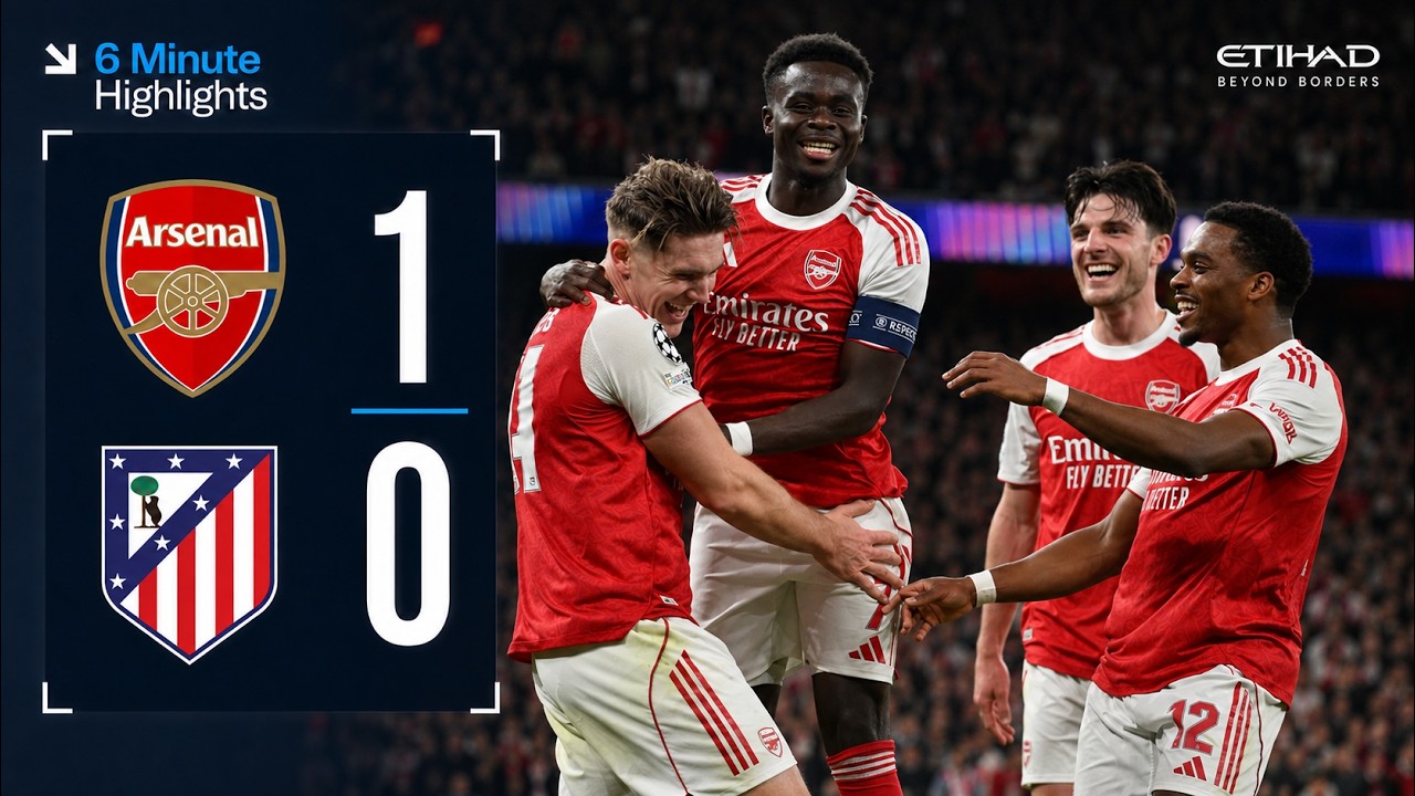 Arsenal vs Atletico  Madrid 1-0 Highlights | All Goals 2026 | UEFA Champions League