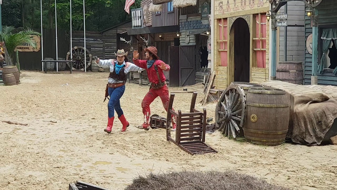 Cowboy show Safari World Bangkok