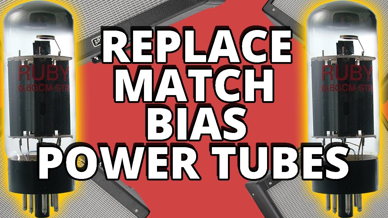 HOW TO REPLACE & BIAS POWER TUBES: Step-by-Step Guide to Replacing 6L6 Tubes in a Fender Hot Rod Amp