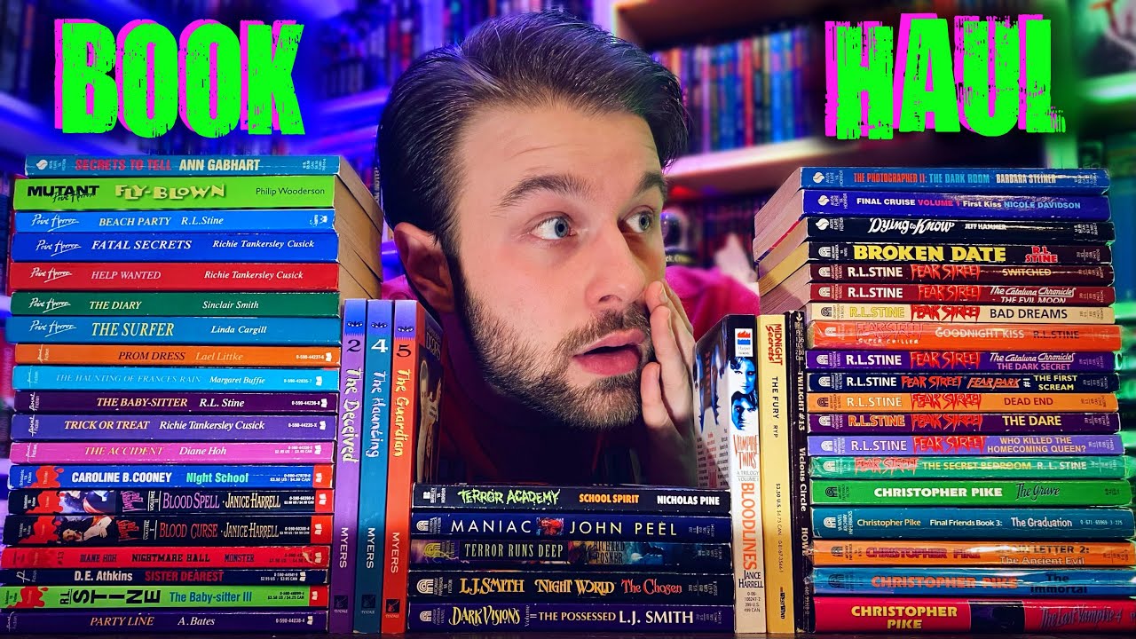 BOOK HAUL | VINTAGE TEEN HORROR (Fear Street, Point Horror, Christopher Pike...)