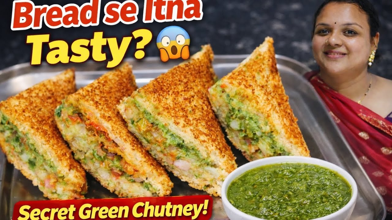 Boring Sandwich Ko Banaya Super Tasty😍 | Aloo Veg Sandwich Toast 🥪|Secret Green Chutney Recipe ✨