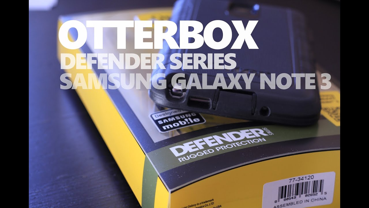 Otterbox Defender Series For Samsung Galaxy Note 3 UNBOXING
