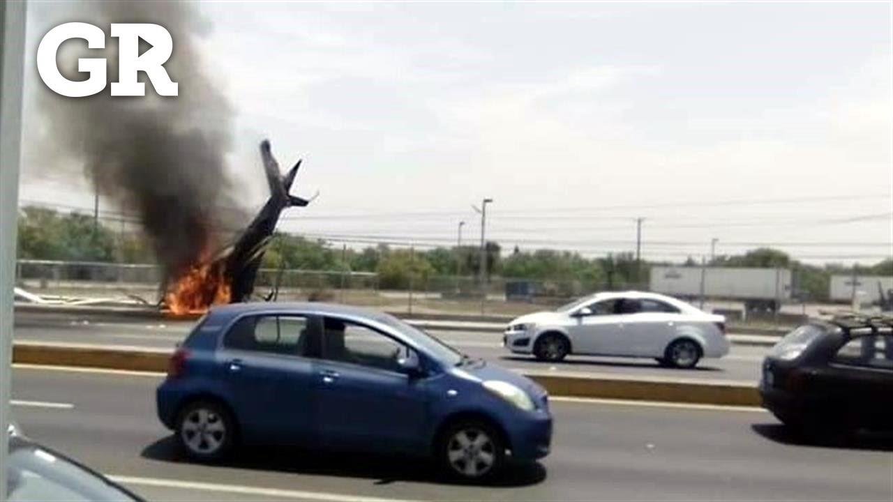 Cae helic&oacute;ptero en Aeropuerto del Norte | Monterrey