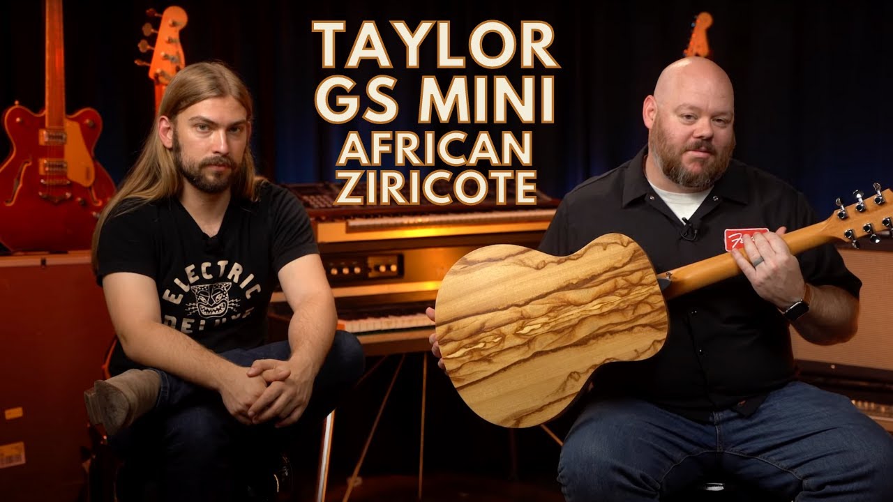New For NAMM: Taylor's Limited GS Mini's with African Ziricote!