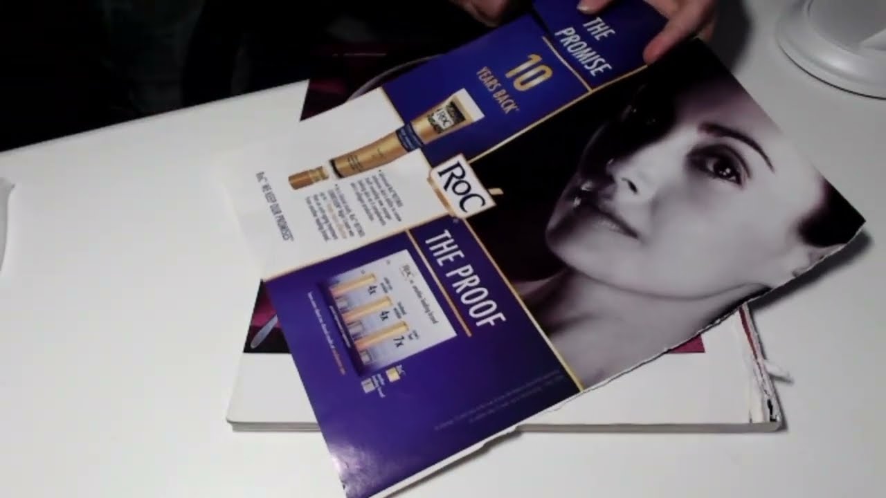 ASMR Ripping, Tearing, Cutting, Crumpling, and Crinkling Paper Magazine Pages