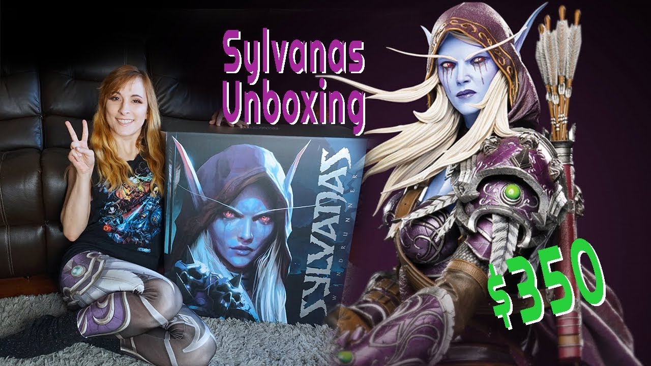 HUGE $350 Sylvanas World of Warcraft Statue Unboxing!!