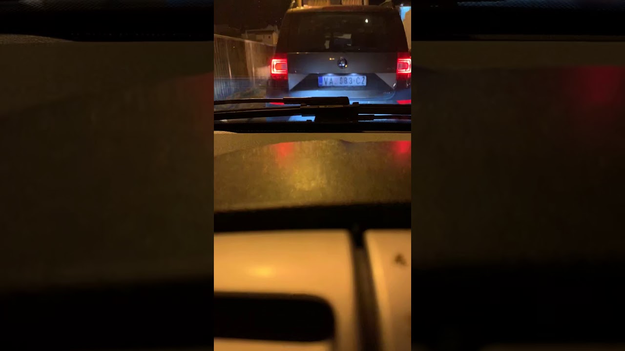 Night drive Valjevo iphone xs timelapse.