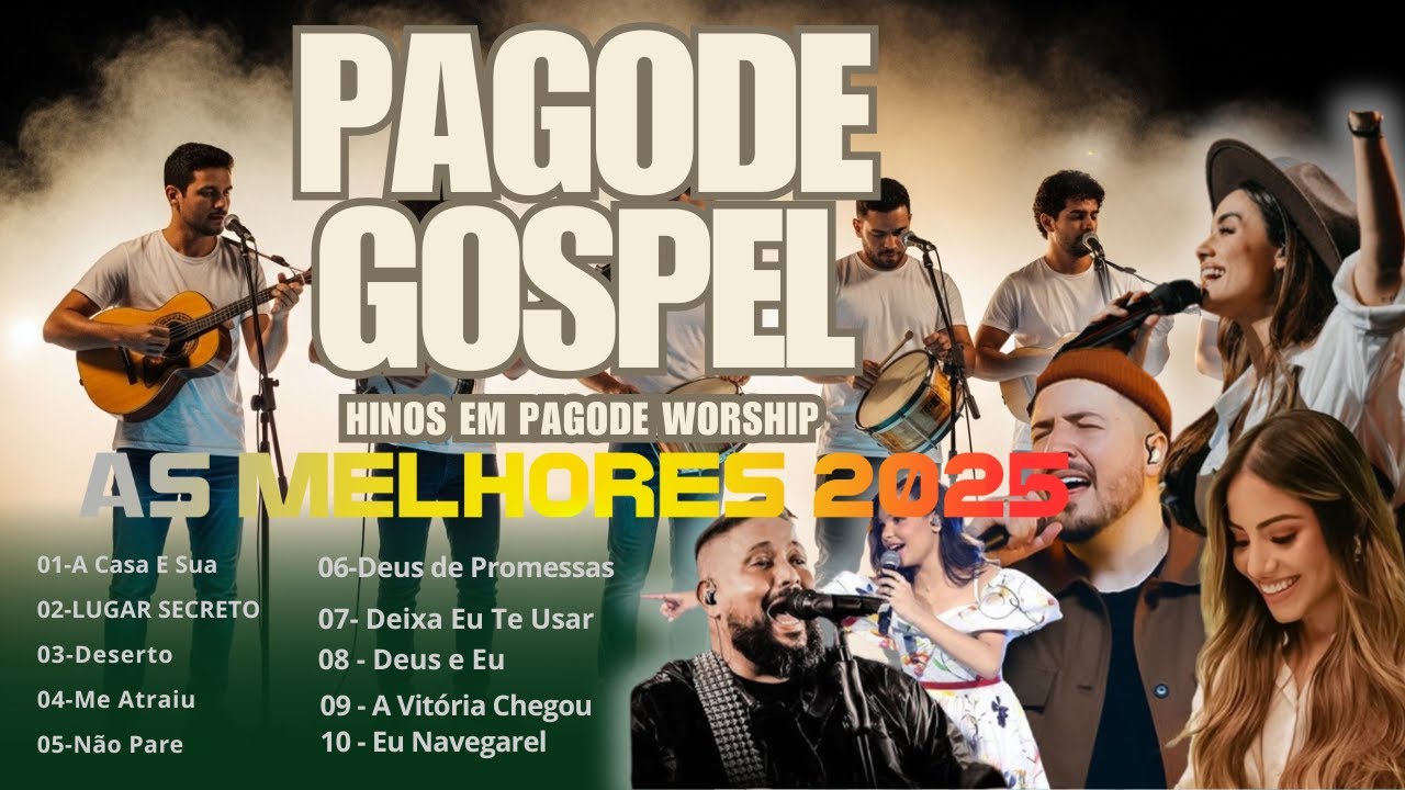 PAGODE GOSPEL- MUSICAS EVANGELICAS EM PAGODE- hinos em pagode- grabiela rocha, fernandinho, PARTE 6
