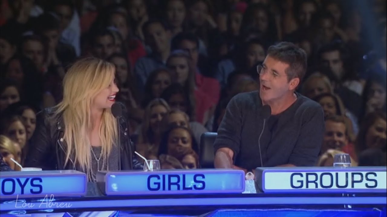 Demi Lovato and Simon Cowell - Funniest moments on The X Factor - Season 3 (6/8) LEGENDADO