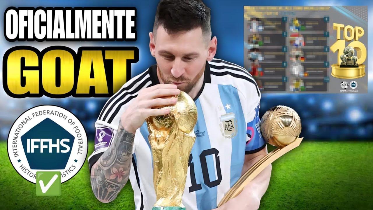 🚨 MESSI ELEGIDO como el GOAT del FÚTBOL 💥 La IFFHS revela TOP 10 HISTÓRICO y bicholovers lloran 🤣