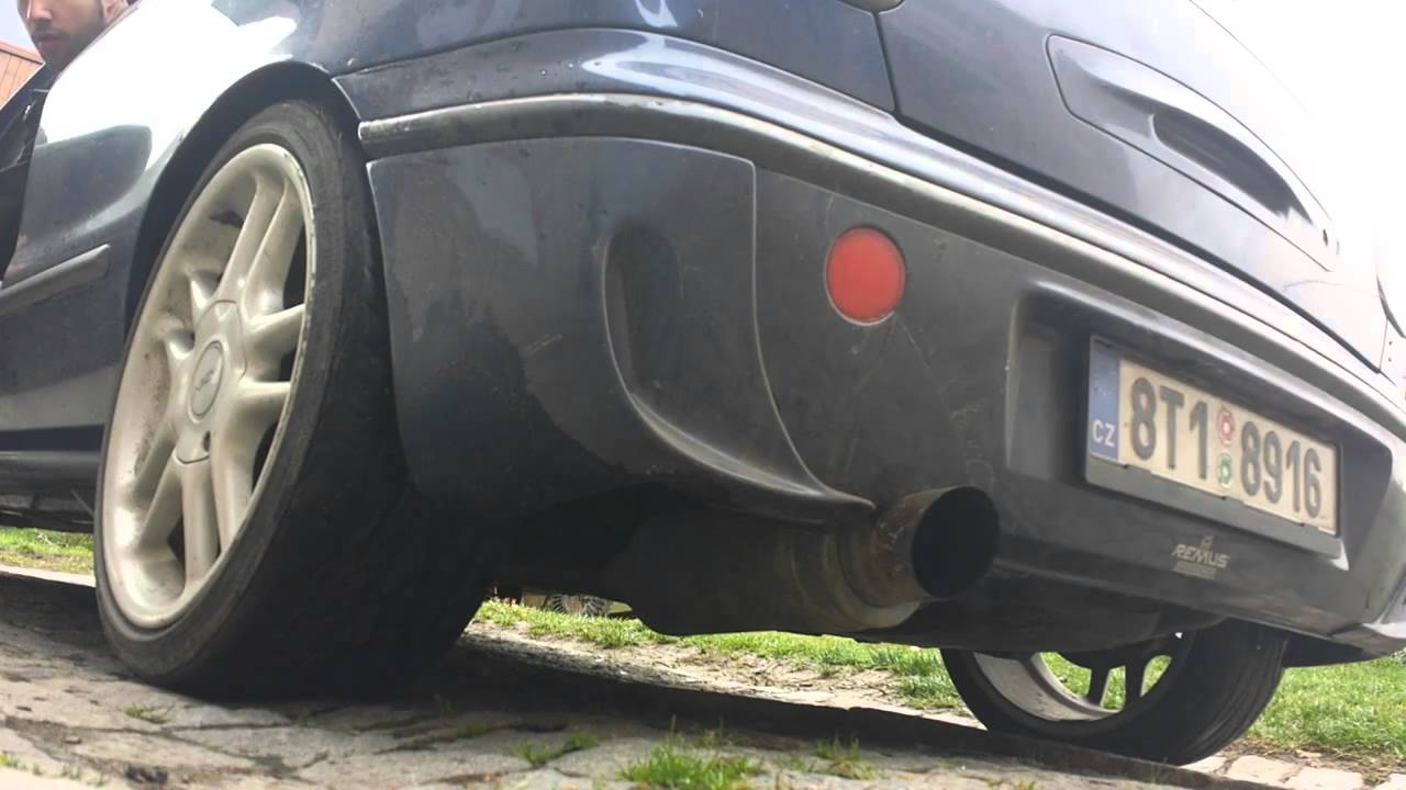 Fiat Bravo 1.6 16v exhaust WM Sport Mugen Sound