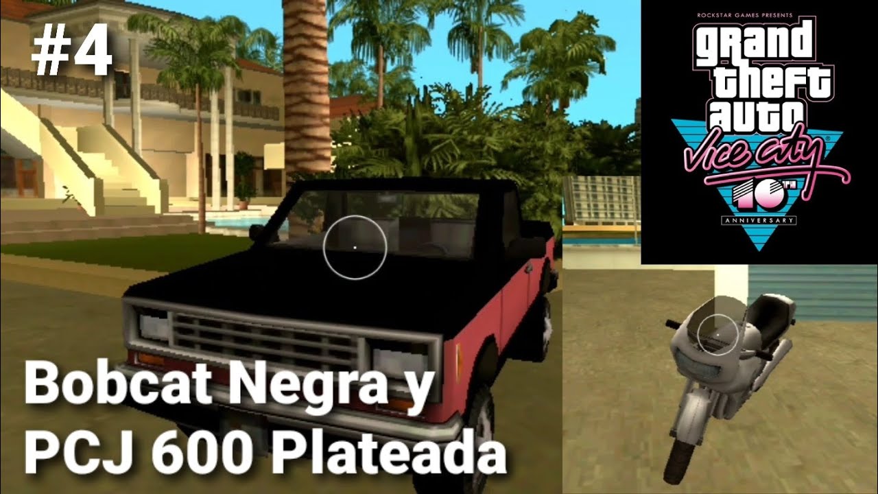 VEHÍCULOS ESPECIALES #4 Bobcat Negro y PCJ 600 Plateada GTAVCA