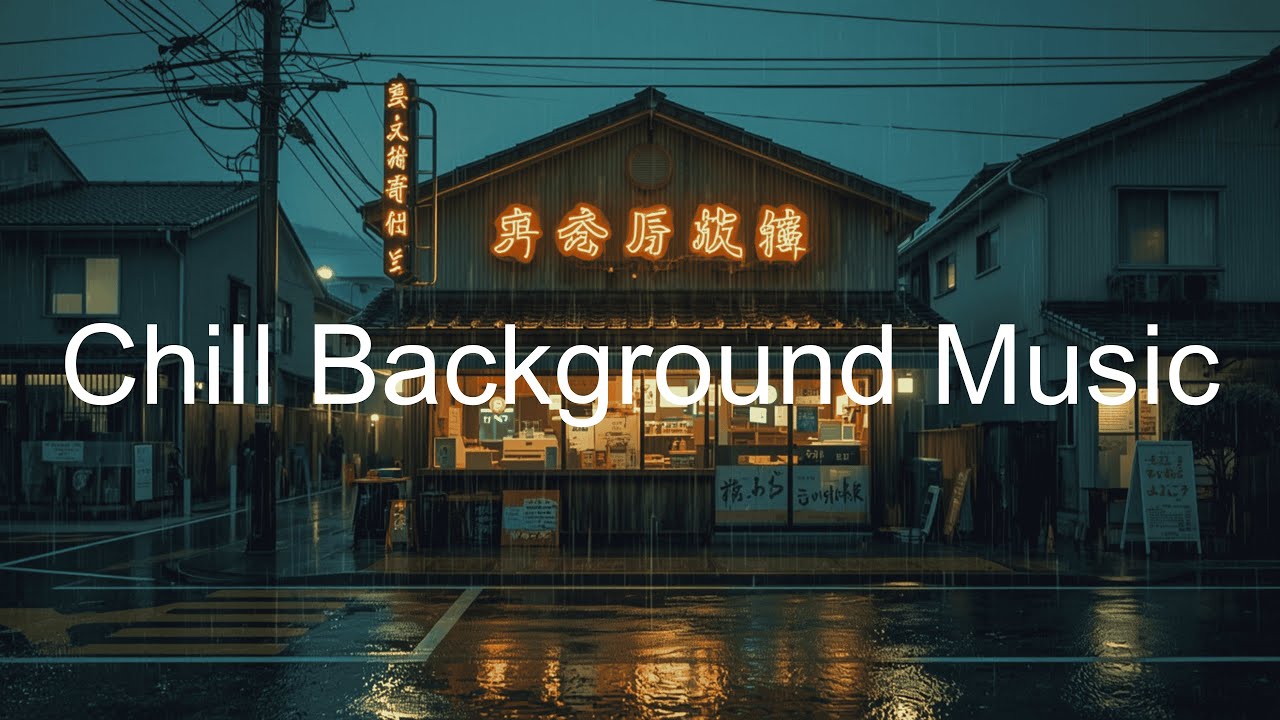 Rainy Japanese Alley Lofi Mood