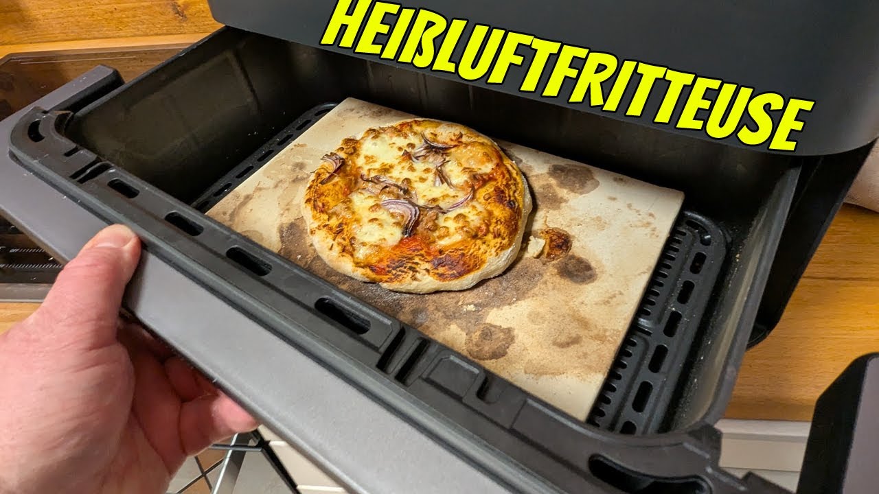 Pizza im Airfryer (KNUSPRIG!) wie lange, welche Temperatur usw.