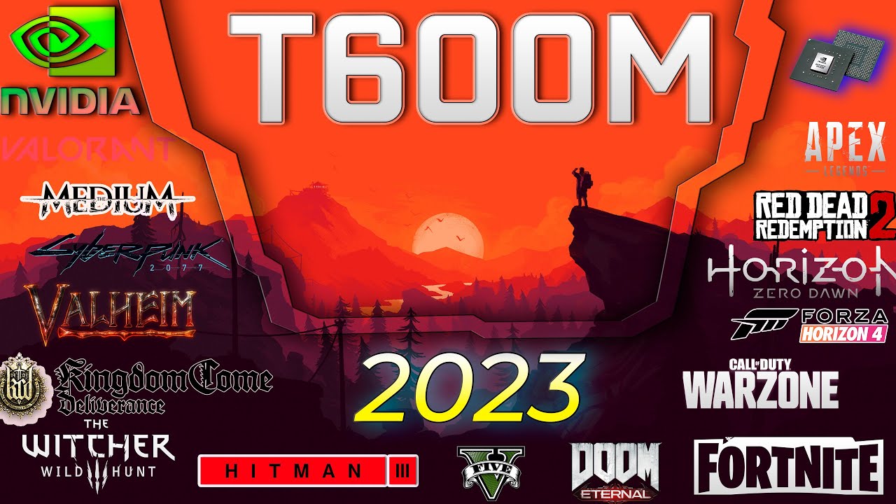 NVIDIA T600 Mobile in 15 GAMES |  (2022-2023)