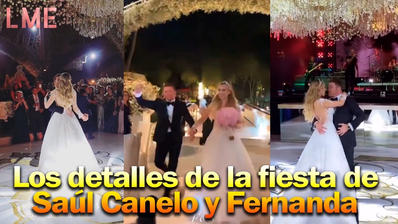 Te contamos todos los detalles de la fiesta de Saúl Canelo Álvarez y Fernanda Gómez