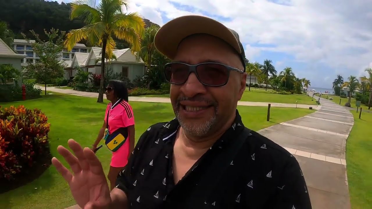 Checking into sandals St Vincent & the grenadines
