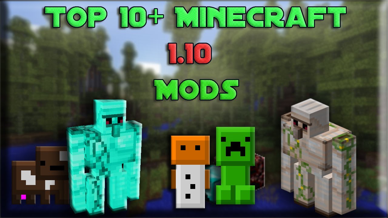 Top 10+ Minecraft Mods (Minecraft 1.10) - 2016