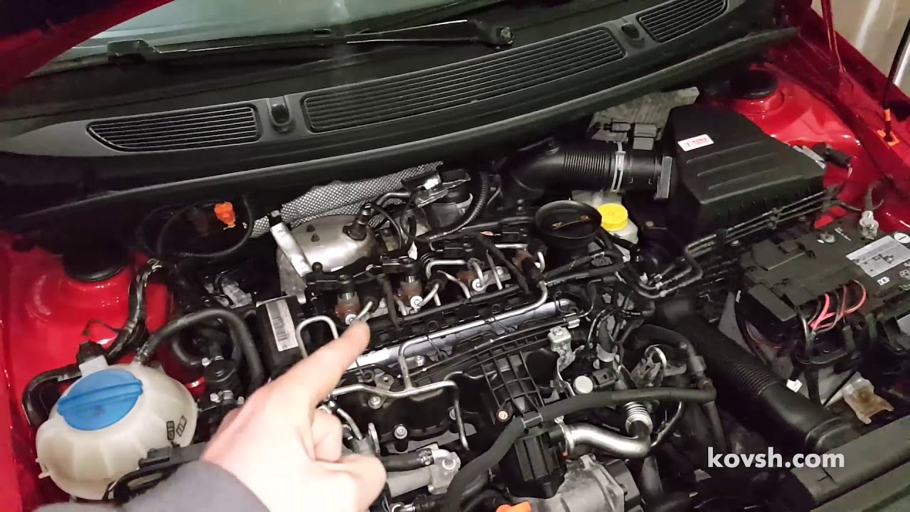 Причина нестабильной работы на холостом ходу Skoda Fabia 1.6d CR, CAYC