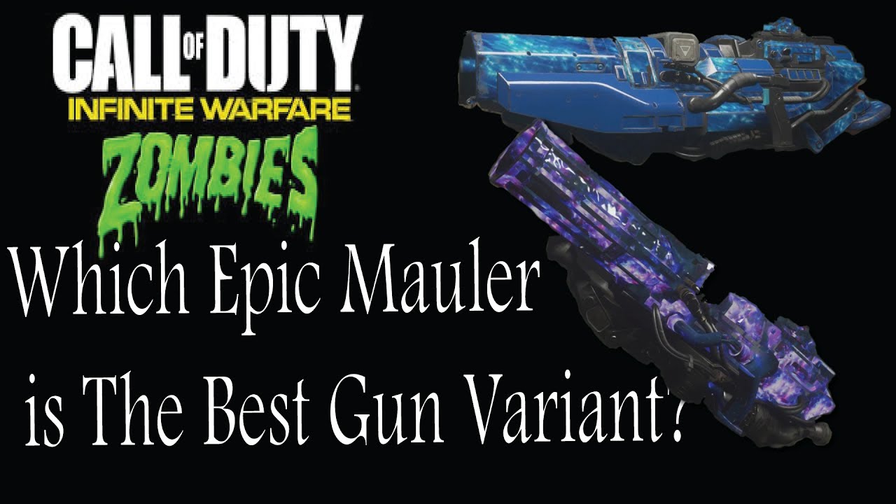 Which Epic Mauler Mammoth or Sentinel for Zombies Call of Duty Infinite Warfare Best Gun Variant