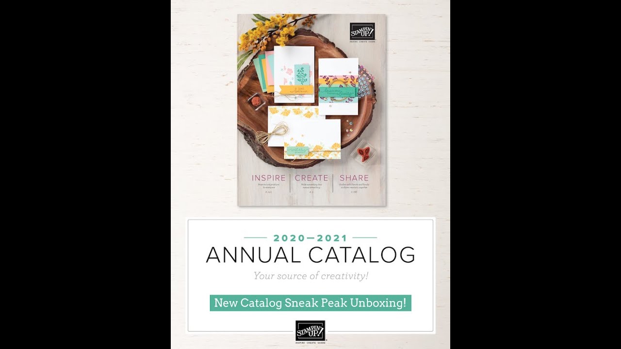 2020 Stampin Up! Annual Catalog Unboxing