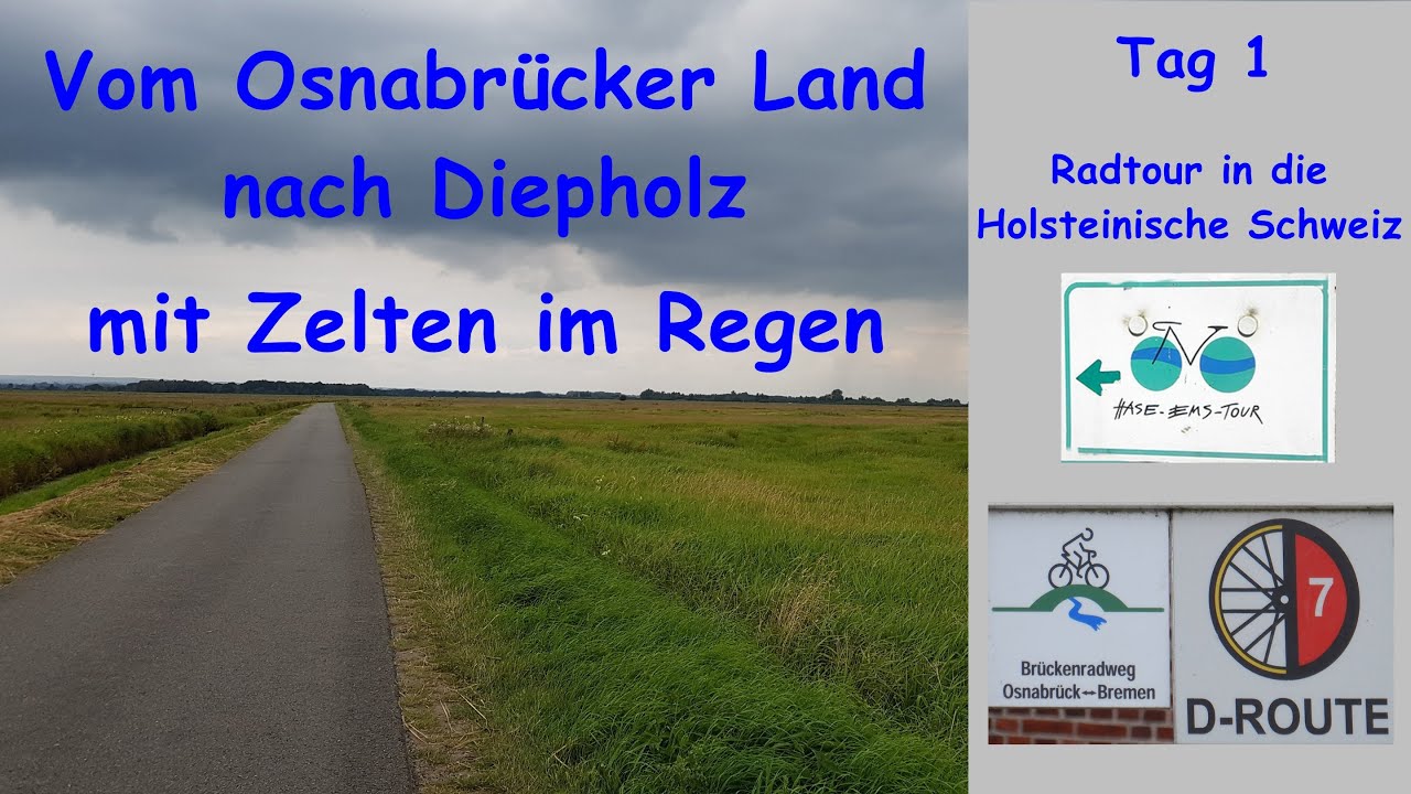 Tag 1: Radtour Osnabrücker Land bis Diepholz | Hase-Ems-Radweg | Pilgerroute | D-Route 7
