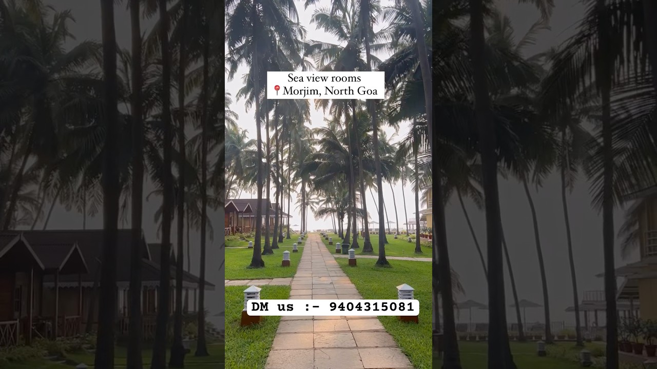 Sea View Rooms 📍Morjijm, North Goa | Beach Resort in Goa | Best Resort in goa #goa #travel