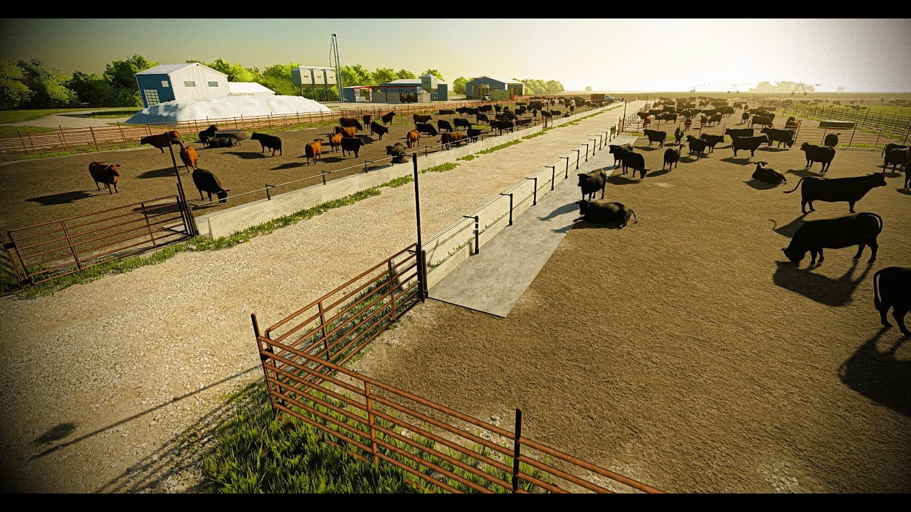FS22 Ultimate Texas Feedlot And Cattle Ranch