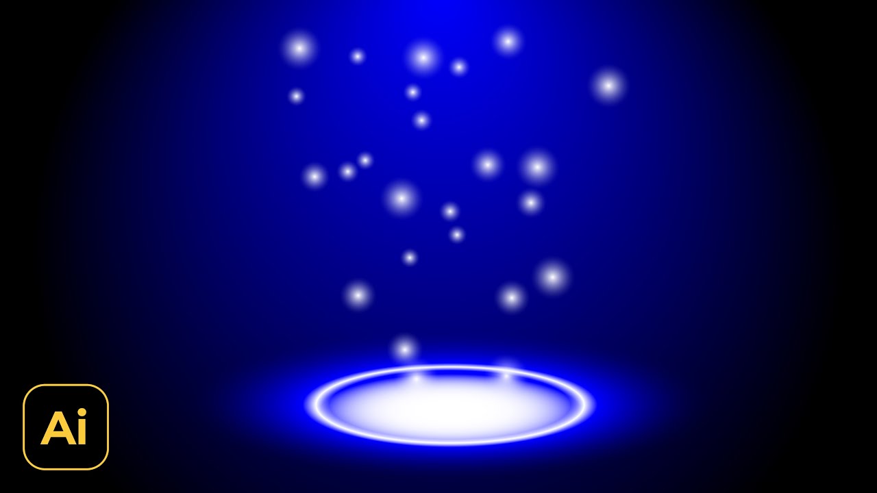 Create a Glowing Portal with Sparkling Particle Effect in Illustrator