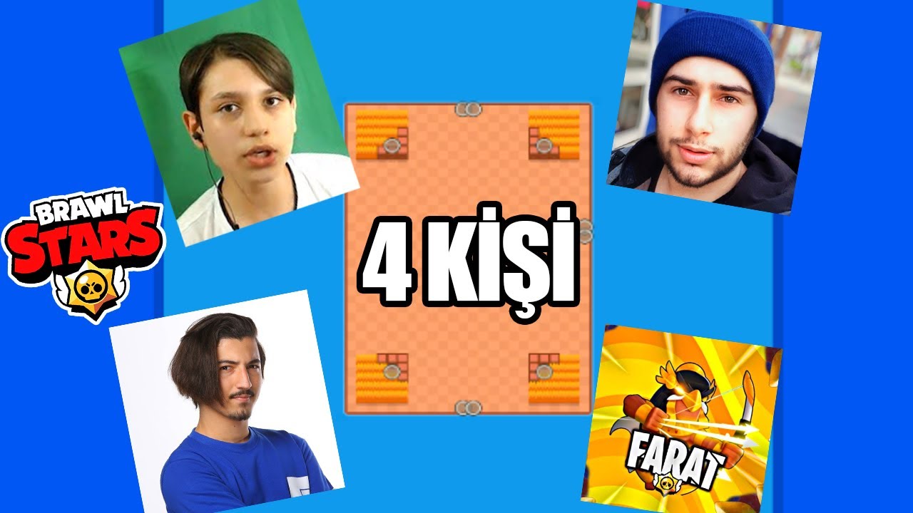 4 KİŞİLİK HESAPLAŞMA MODU! Brawl Stars