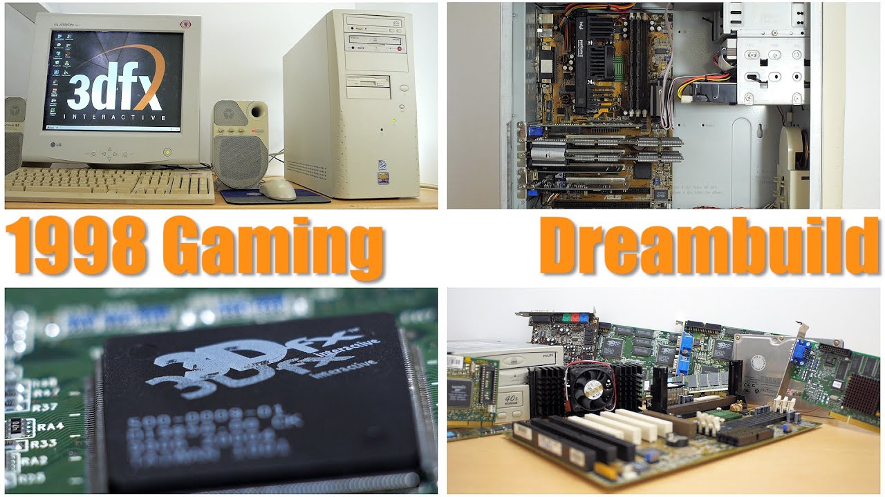 1998 Gaming Dreambuild! Pentium II 450, 3DFX Voodoo 2 sli