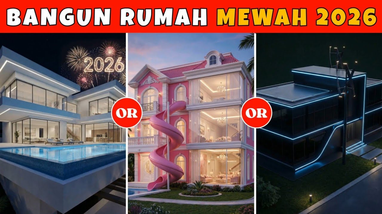 Pilih Yang Kamu Suka!🏠✨Bangun Rumah Impian Mewah 2026 Super Seru - Mana Yang Paling Sultan?💎