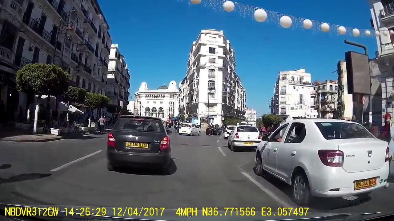 Alger, Algerie Une ballade Dashcam View  جولة في شوارع الجزائر العاصمة