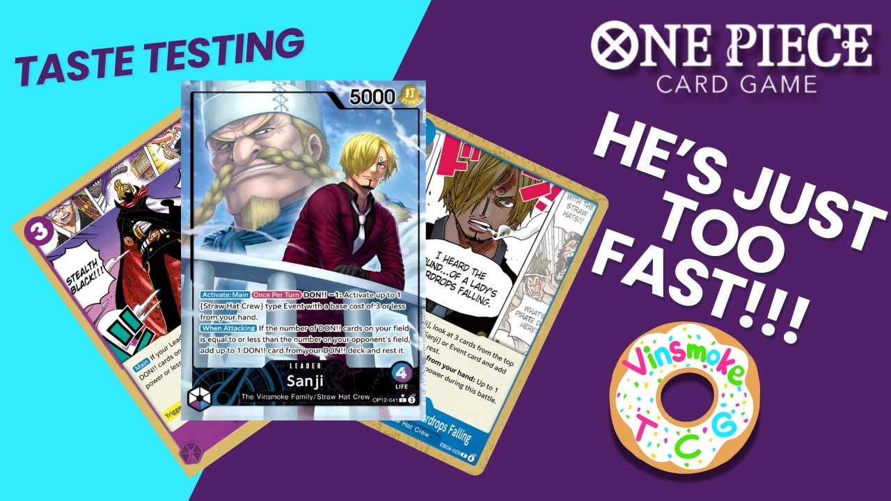[OP14] Taste Testing: Blue-Purple Sanji - New Cards & Strategy (One Piece TCG)
