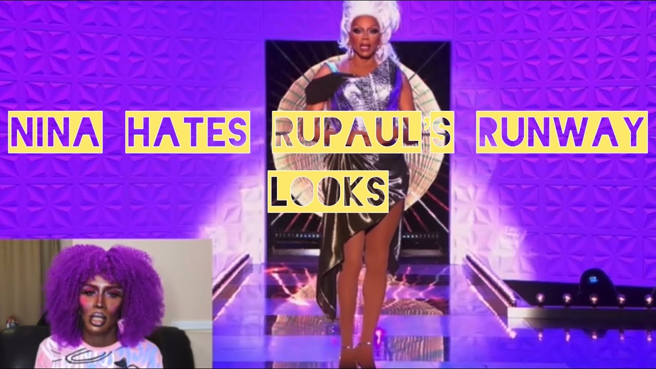 Nina Bonina Brown Hating Rupaul’s Runway Looks | DRAG RACE UK 3