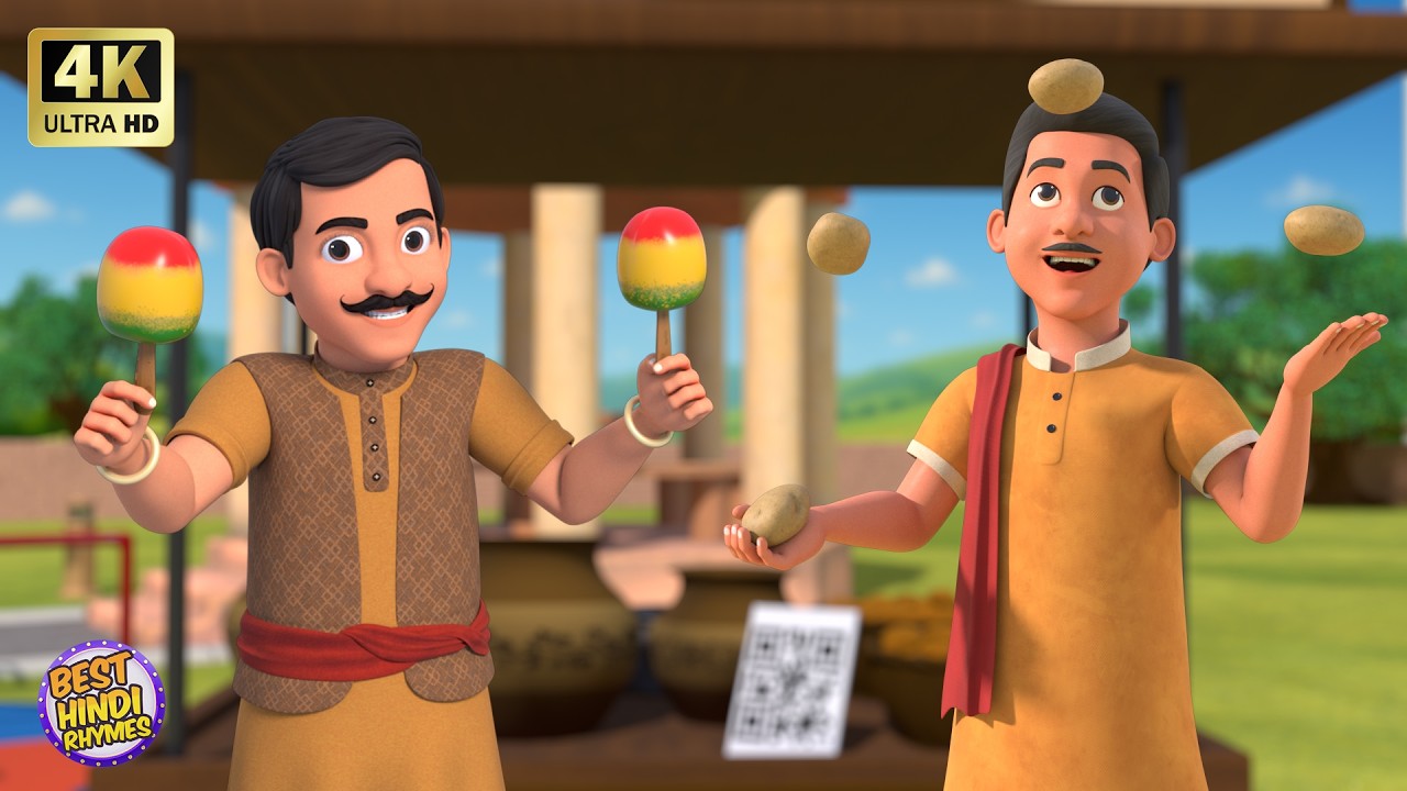 गोलगप्पे वाला और 28 मिनट नॉन-स्टॉप रोमांचक राइम्स | Hindi Rhymes For Kids | Lead Little Rhymes