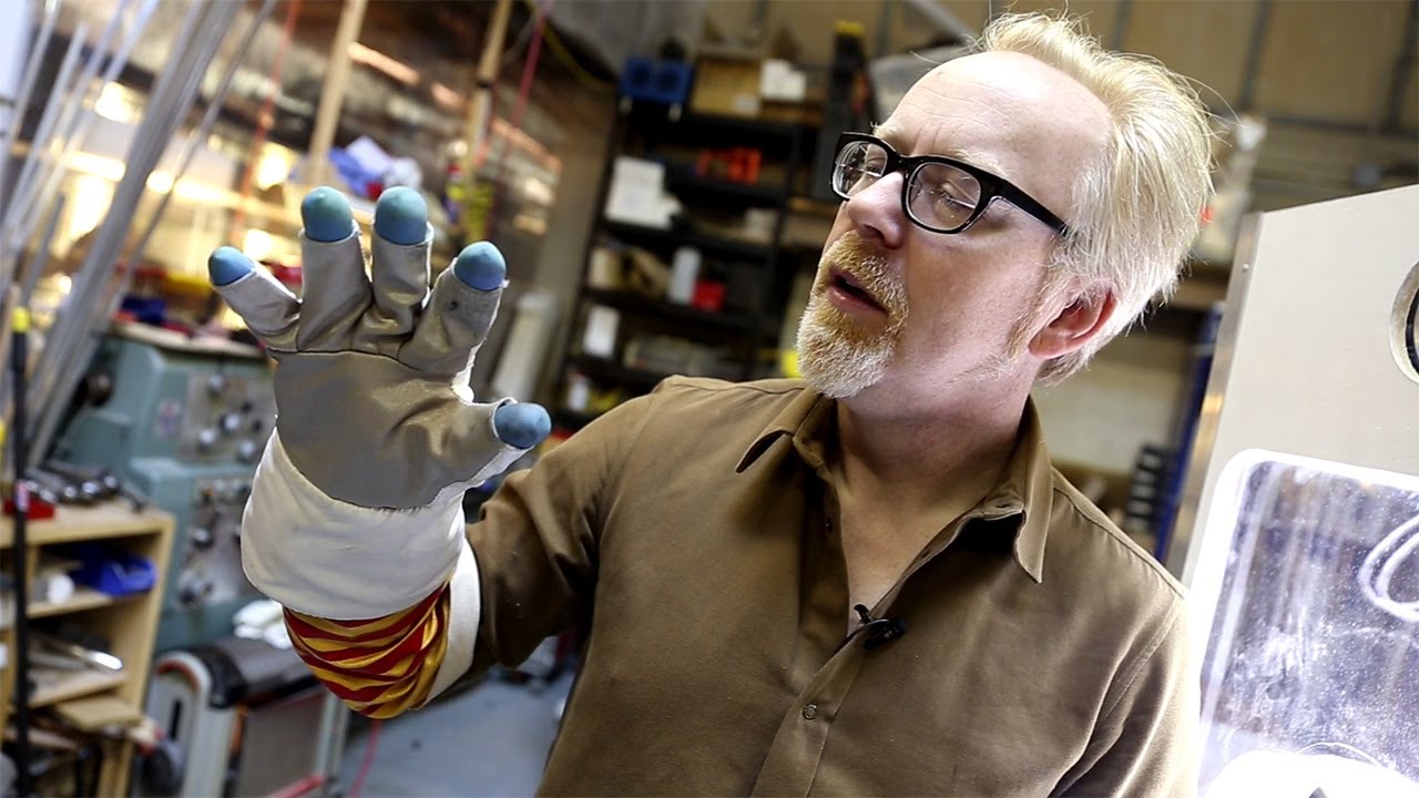 Inside Adam Savage's Cave: Space Glove Vacuum Chamber