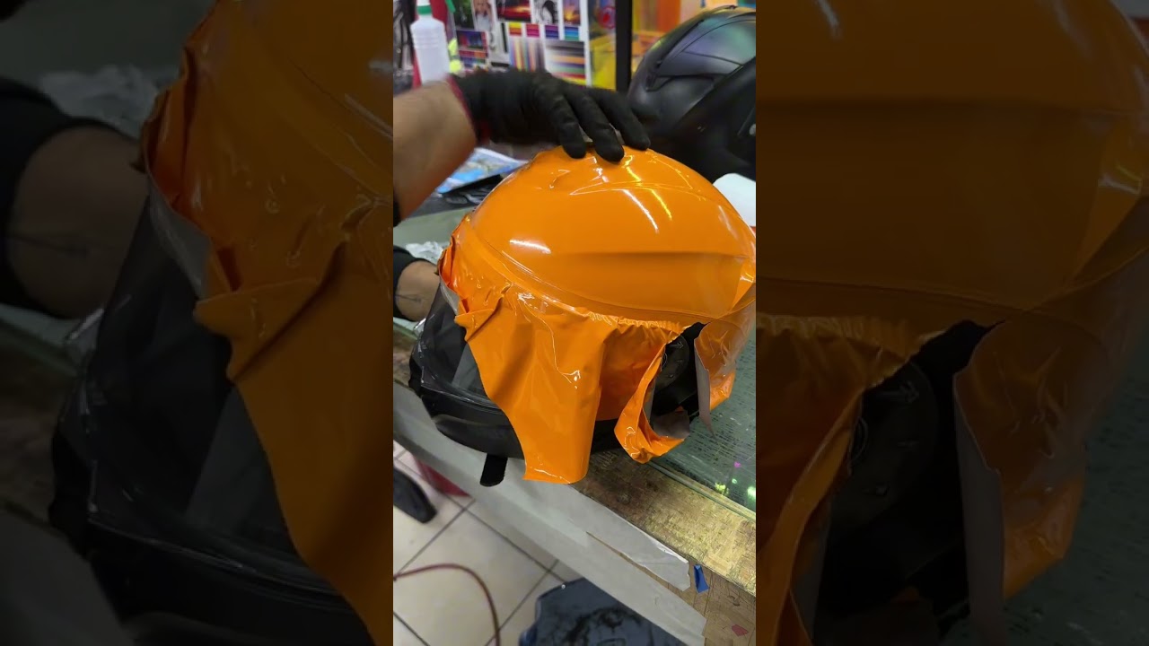Vinil wrap Casco Harley Davidson #vinilado #autospersonalizados #viniladodecoches  #automobile #wrap