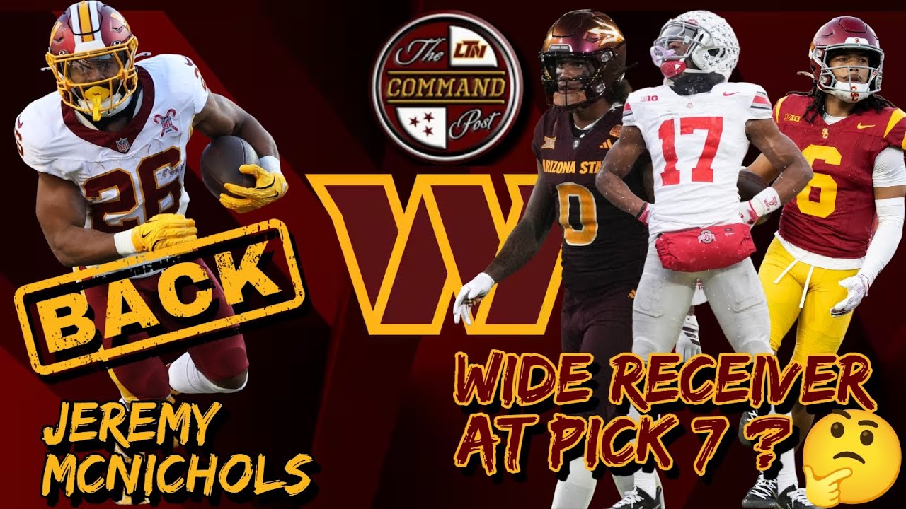 🚨Commanders Bring Back RB J-Mac on 1-yr Deal🚨+ WR the Pick At #7? 🤔 + Makai Lemon Pro Day Results