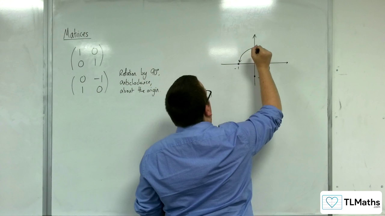 A-Level Further Maths: C3-07 Matrices: Rotations