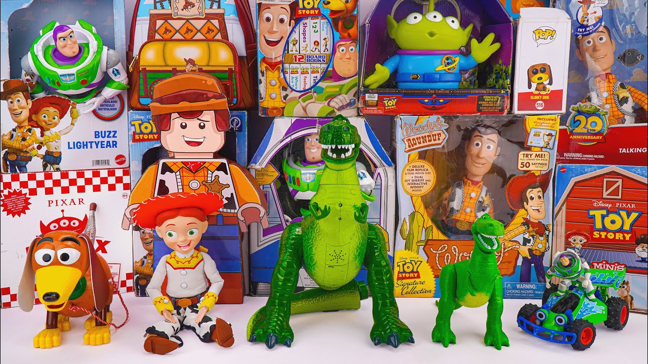 Pixar Toy Story Collection Unboxing Review | Toy Story Woody & Buzz Lightyear & Jessie & RC Car