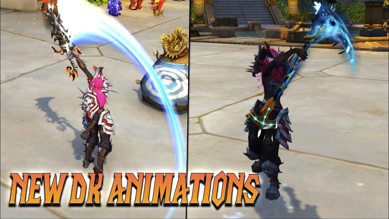 NEW Death Knight Spell Animations - WoW The War Within 11.2