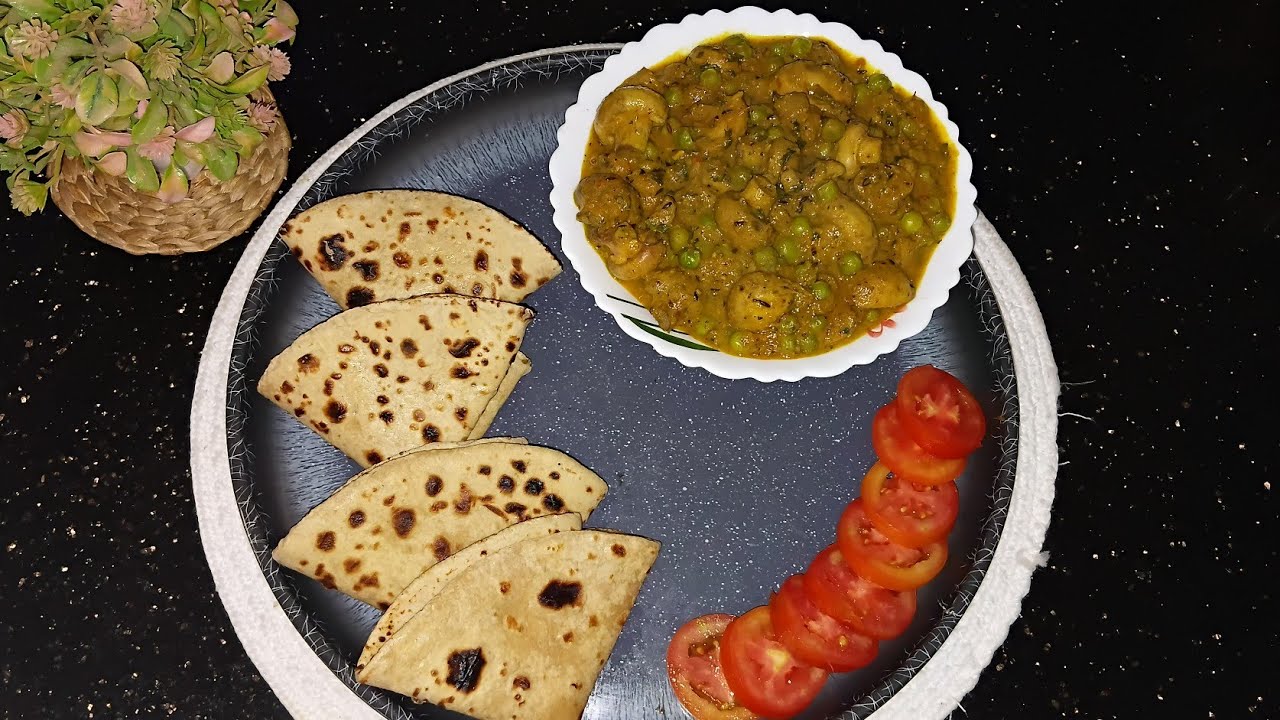 Creamy Matar Mushroom Sabzi 😍 | Easy Restaurant Style Recipe at Home | Full Cooking Video