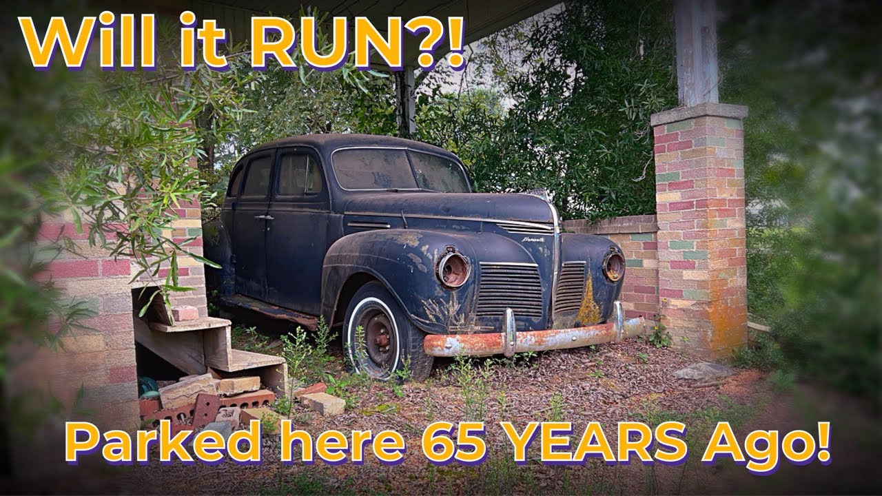 ЗАБЫТЫЙ Plymouth Deluxe 40-го года! Припаркован 65 лет назад! Заведётся ли?!