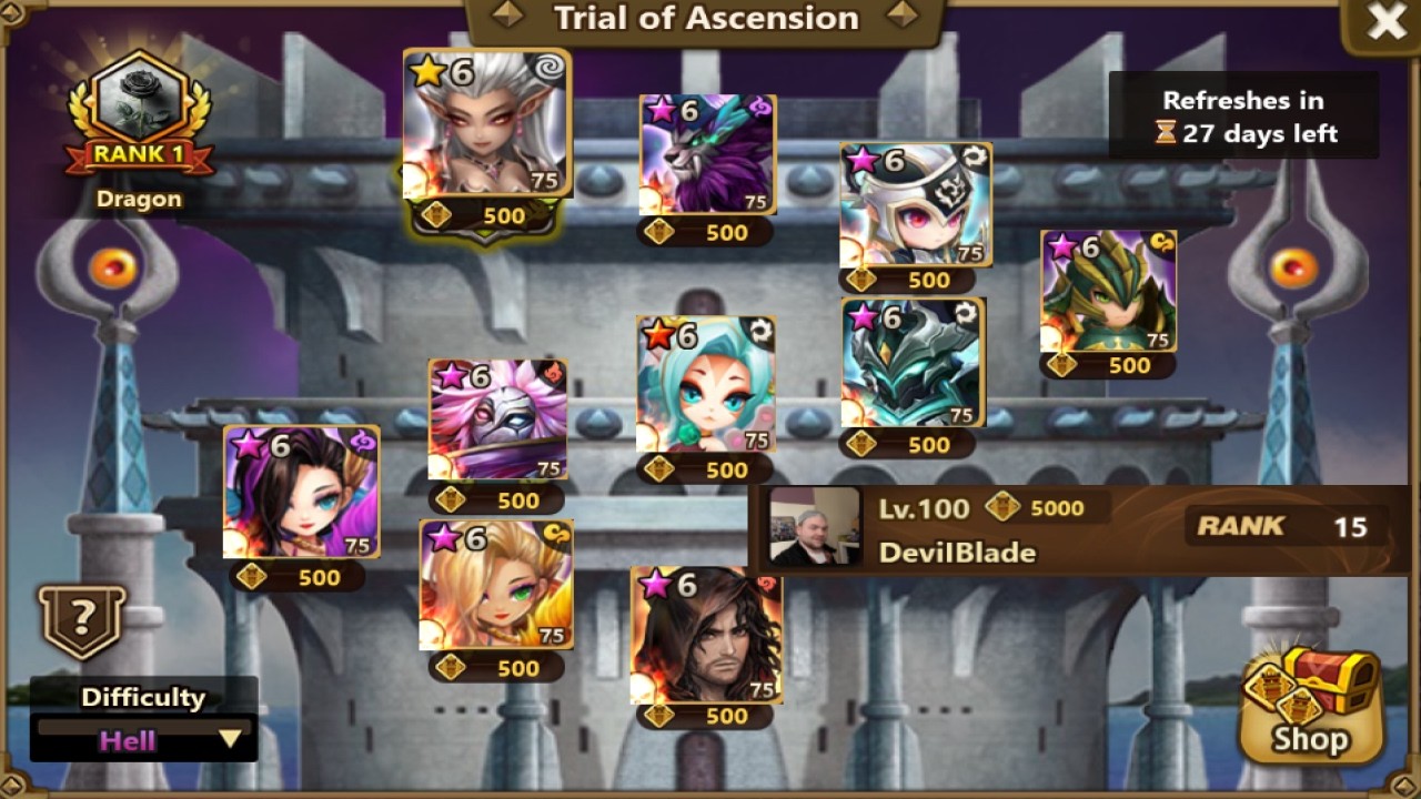 Toa Hell 5000 Points Februrary 2026 Summoners War