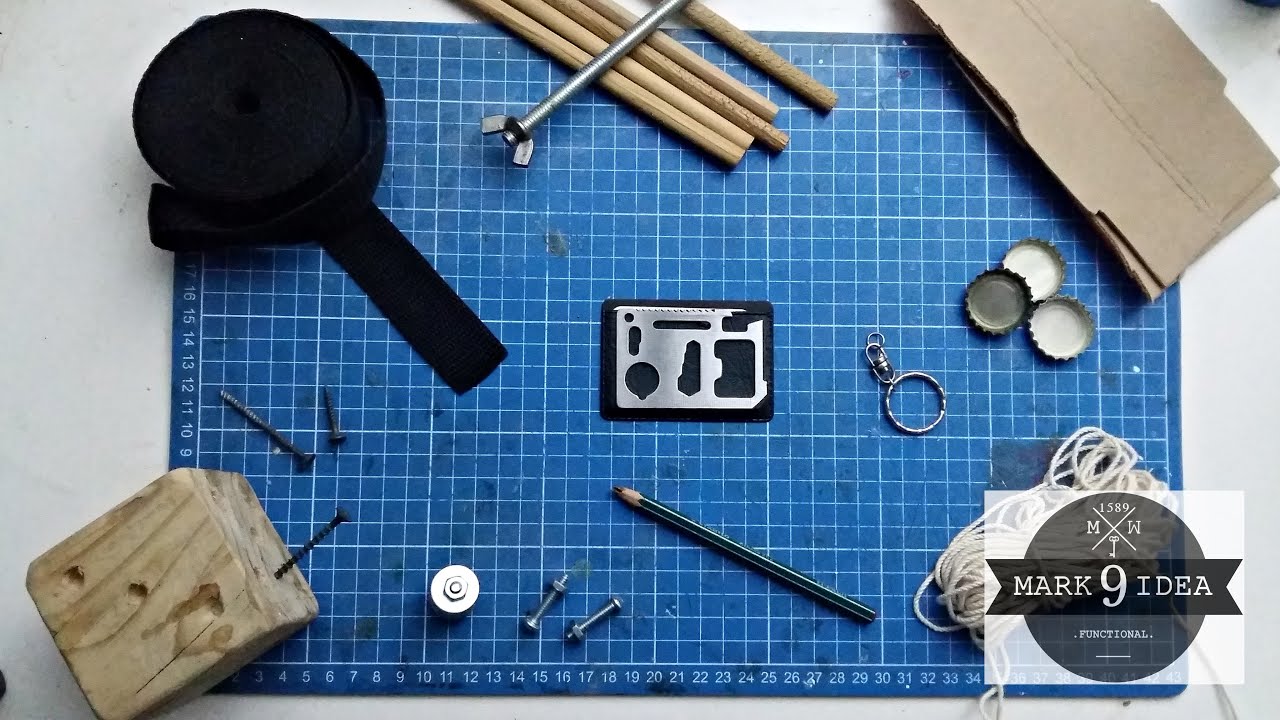 TARJETA DE SUPERVIVENCIA MULTI HERRAMIENTA // MULTI TOOL SURVIVAL CARD