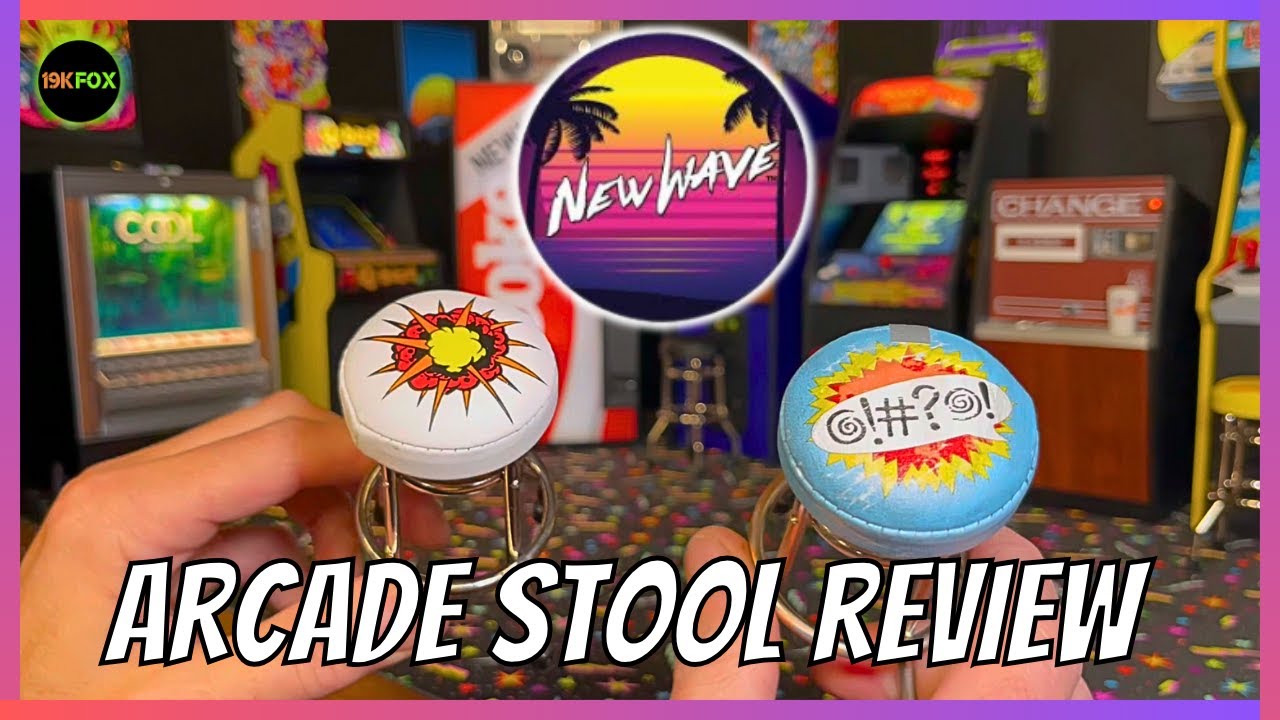 New Arcade Stools from New Wave Toys!
